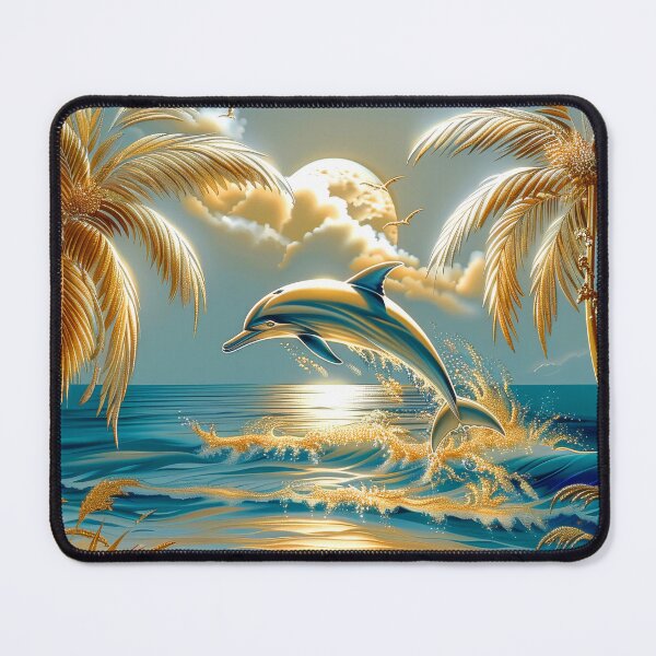 Item preview, Tropical Dolphin Ocean Sunset designed and sold by MargaretWiktor.