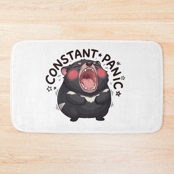 Item preview, Constant Panic Cute Tasmanian Devil Screaming designed and sold by Petzzz.