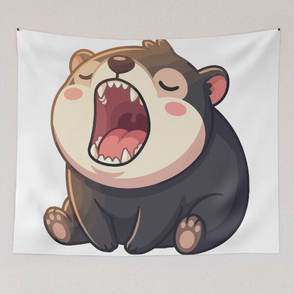 Item preview, Hangry Screaming Potato Tasmanian Devil designed and sold by Petzzz.