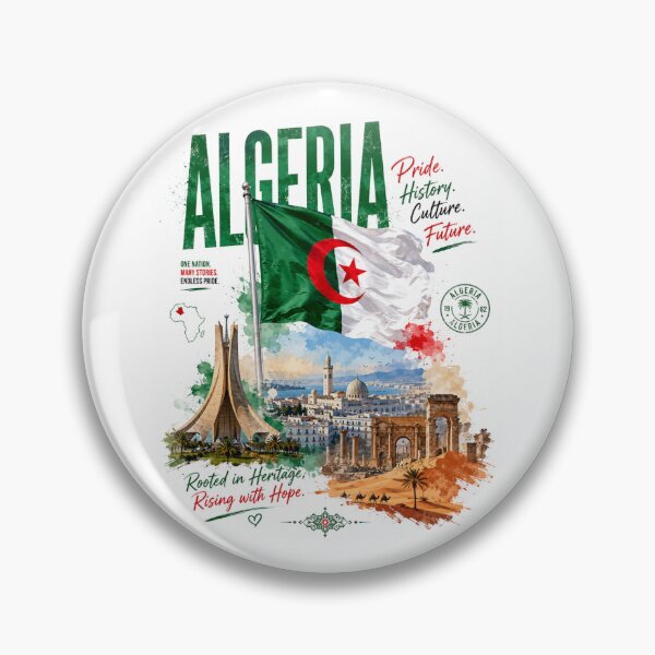 Item preview, Algeria – Pride, Heritage & Future designed and sold by Countries&Cities Shop.