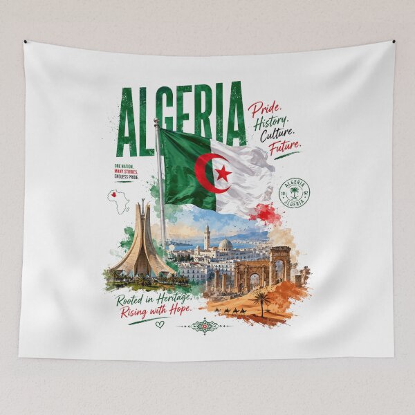 Item preview, Algeria – Pride, Heritage & Future designed and sold by Countries&Cities Shop.