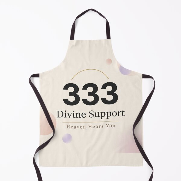 Item preview, 333 Divine Support – Heaven Hears You Spiritual Typography Design designed and sold by CosmicQuietLab.