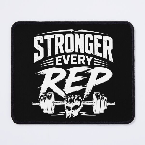 Item preview, Stronger Every Rep – Gym Motivation Design designed and sold by ABLAT-CREATIONS.