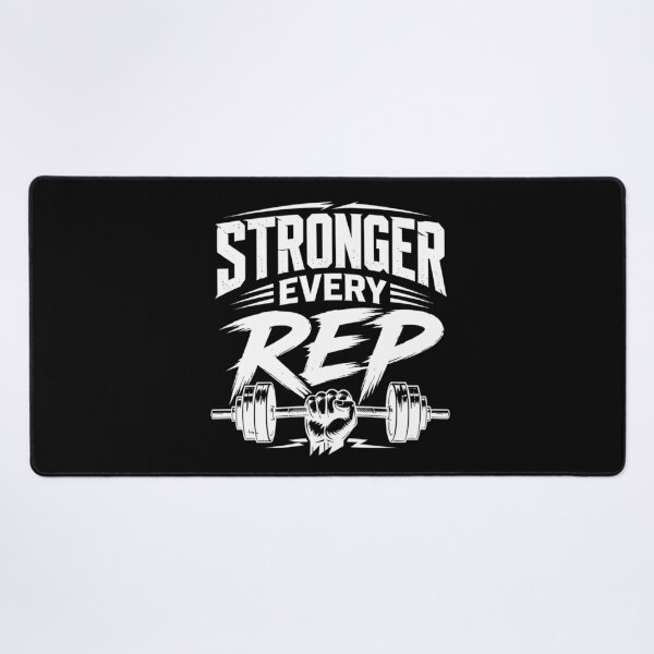 Item preview, Stronger Every Rep – Gym Motivation Design designed and sold by ABLAT_CREATIONS.
