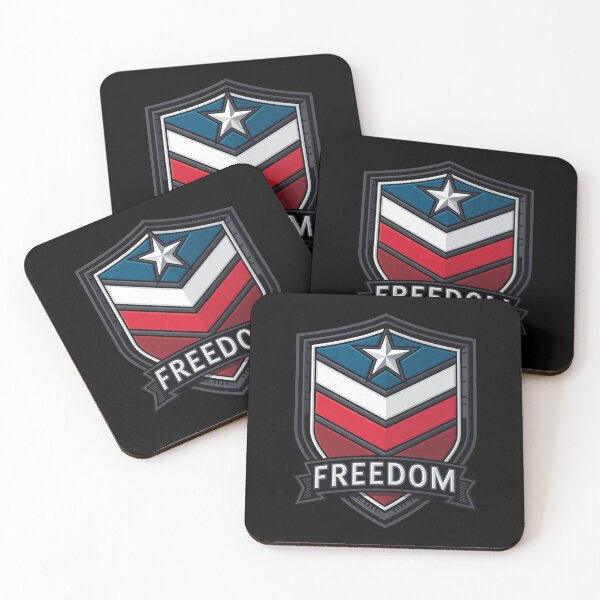 Item preview, Freedom Chrome Tactical Shield Patriotic designed and sold by OldGloryForge.