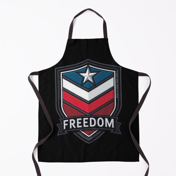 Item preview, Freedom Chrome Tactical Shield Patriotic designed and sold by OldGloryForge.