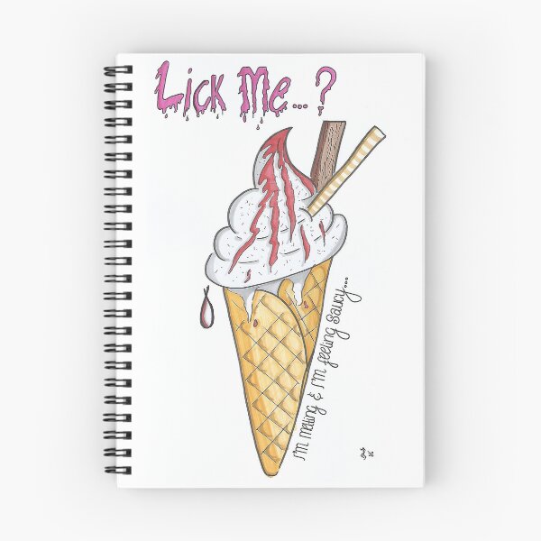 Item preview, Lick Me I'm Melting & Saucy - Ice Cream designed and sold by AJPrettyObscene.