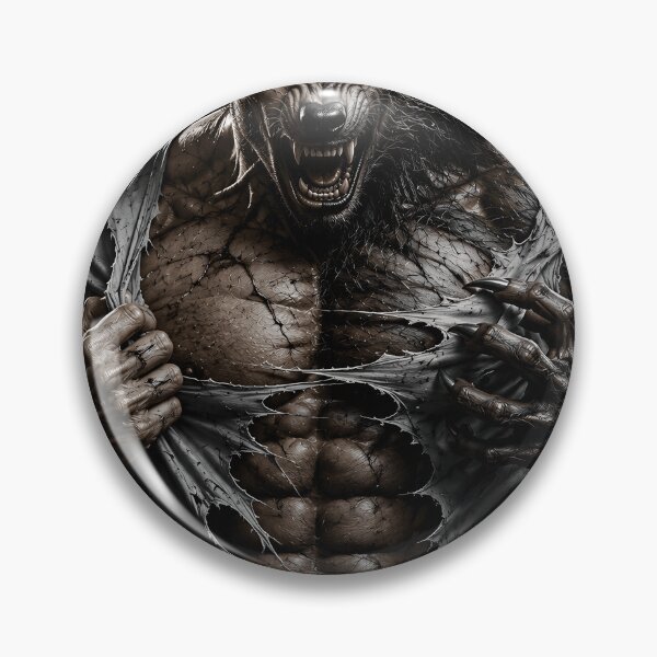 Item preview, Werewolf Ripping Shirt – Savage Half Human Half Beast Transformation Design designed and sold by The Confluence.