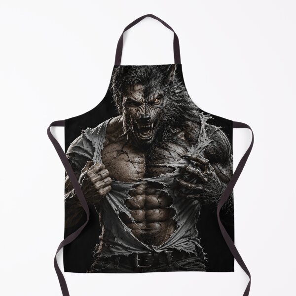Item preview, Werewolf Ripping Shirt – Savage Half Human Half Beast Transformation Design designed and sold by The Confluence.