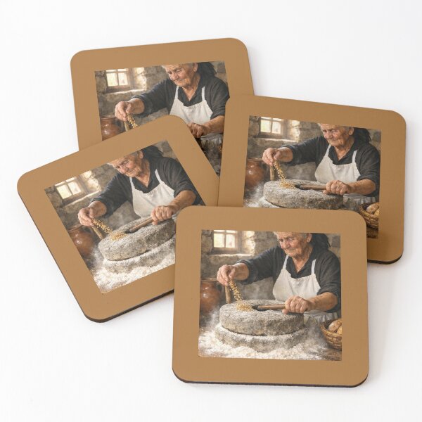 Item preview, The Grandmother and the Old Hand Mill. designed and sold by JoyNest = "The nest of joy".