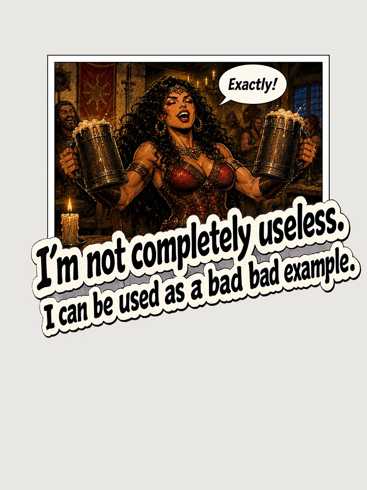 Thumbnail 6 of 6, Premium Oversized Sweatshirt, Bad Example designed and sold by R3g3nerator.