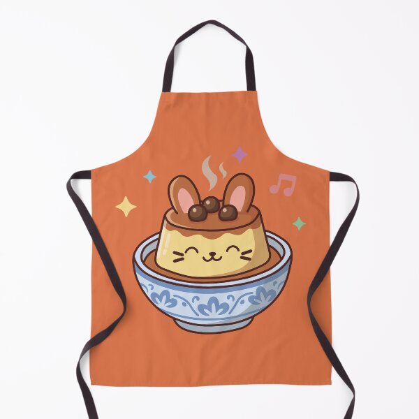 Item preview, Cute Kawaii Purin Custard Pudding Cream with Bunny Ears designed and sold by Mochii-studio.