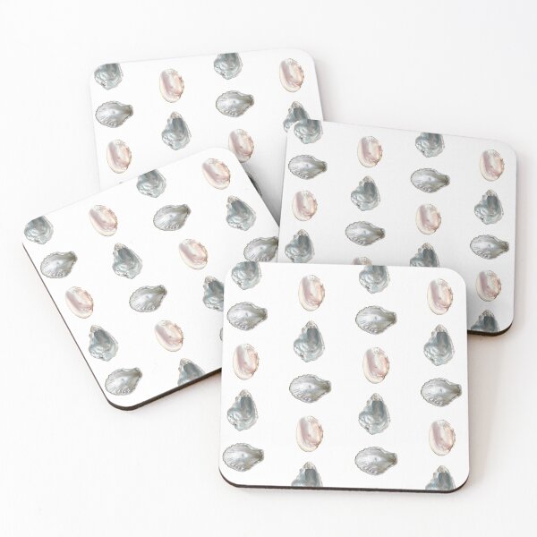 Item preview, oyster shells sticker pack designed and sold by inainart.