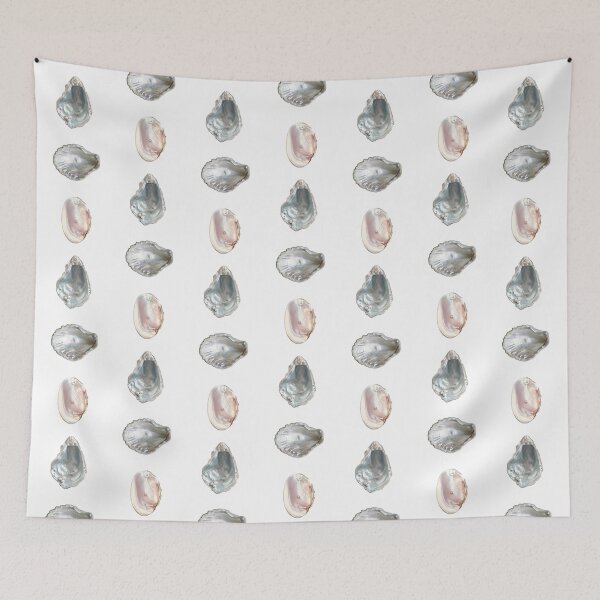 Item preview, oyster shells sticker pack designed and sold by inainart.