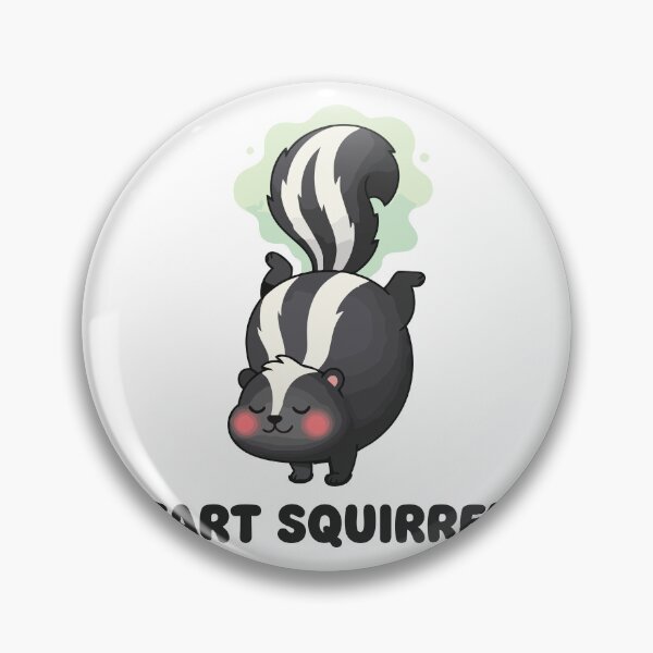 Item preview, Fart Squirrel Funny Cute Stinky Skunk designed and sold by Petzzz.
