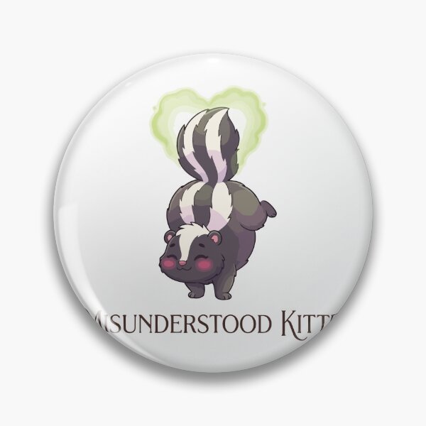 Item preview, Misunderstood Spicy Kitten Funny Skunk designed and sold by Petzzz.