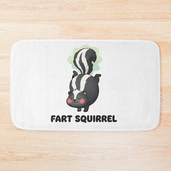 Item preview, Fart Squirrel Funny Cute Stinky Skunk designed and sold by Petzzz.