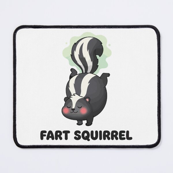 Item preview, Fart Squirrel Funny Cute Stinky Skunk designed and sold by Petzzz.