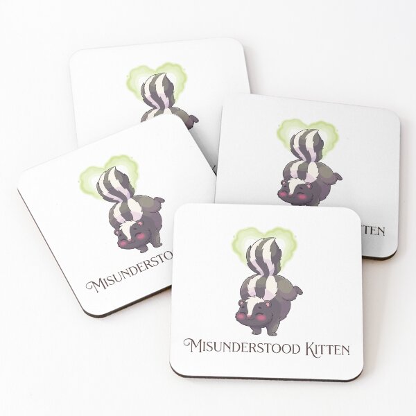 Item preview, Misunderstood Spicy Kitten Funny Skunk designed and sold by Petzzz.