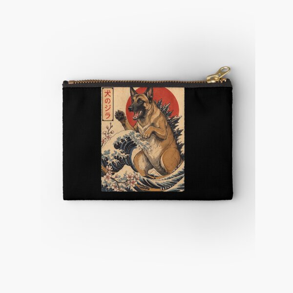 Item preview, Belgian Malinois Dogzilla Japanese Wave Art Dog Owner designed and sold by TerryConnells.