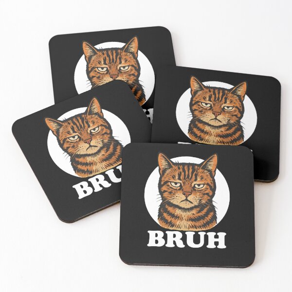 Item preview, Grumpy Cat Face Bruh Statement T-Shirt designed and sold by StranHabesre51.