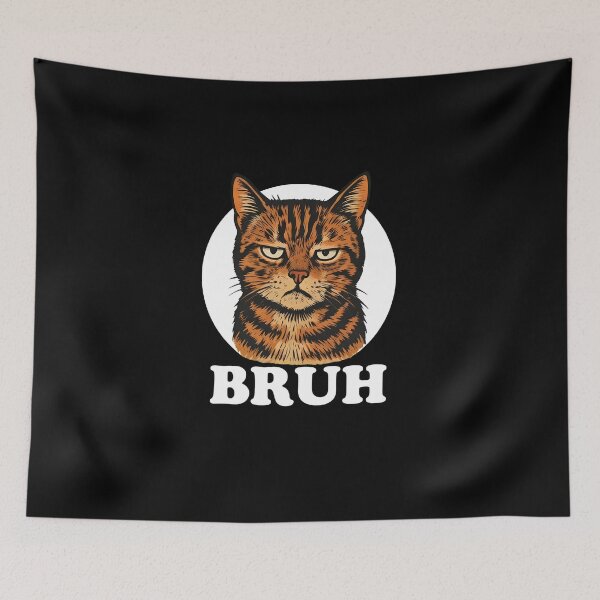 Item preview, Grumpy Cat Face Bruh Statement T-Shirt designed and sold by StranHabesre51.
