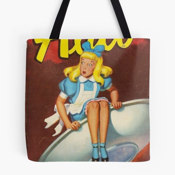 Item preview, Alice in Wonderland Vintage Comic Book Cover 1 (1951) - Unknown Artist  designed and sold by Weird Visions.