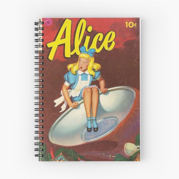 Item preview, Alice in Wonderland Vintage Comic Book Cover 1 (1951) - Unknown Artist  designed and sold by Weird Visions.
