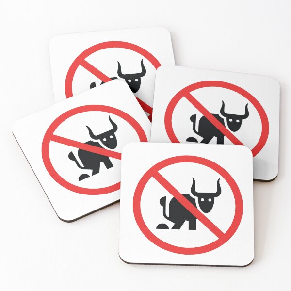 Item preview, Funny Red Warning Sign NO BULLSHIT or Bull Shitters Allowed Serious Talk Shit Humor  designed and sold by BuyShirtsOnline.