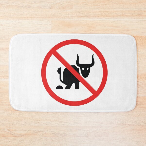 Item preview, Funny Red Warning Sign NO BULLSHIT or Bull Shitters Allowed Serious Talk Shit Humor  designed and sold by BuyShirtsOnline.