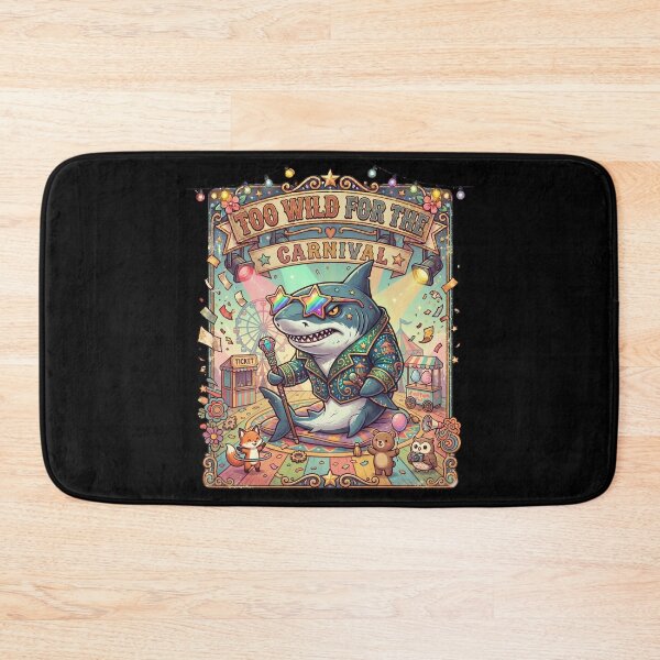 Item preview, Funny Shark Carnival Madness Wild Festival Animal Meme Gift designed and sold by Im-Ara.