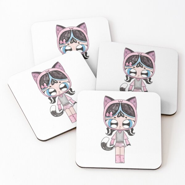 Item preview, Cute Neko Girl Pink Hoodie - Anime Chibi Cat Character designed and sold by Evangeline2016.