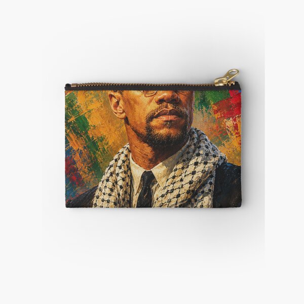 Item preview, Malcolm X wearing Palestinian Keffiyeh designed and sold by Muslim Things.