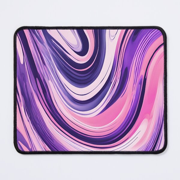 Item preview, Abstract Art Pink and Purple Wavy Shapes designed and sold by Jeallan Designs.