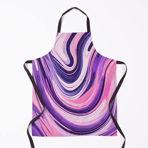 Item preview, Abstract Art Pink and Purple Wavy Shapes designed and sold by Jeallan Designs.