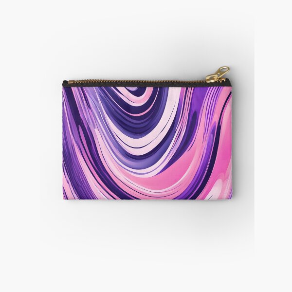Item preview, Abstract Art Pink and Purple Wavy Shapes designed and sold by Jeallan Designs.