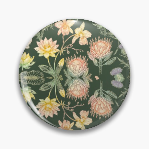 Item preview, Vintage Botanical Pride: Seamless Rainbow Floral Illustration Pattern designed and sold by MT-Hub | Cute Aesthetic Art, Stickers & Phone Cases.