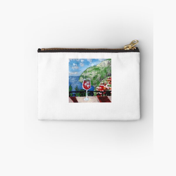 Item preview, Oil painting with cocktail and sea view designed and sold by Tillscreativ.