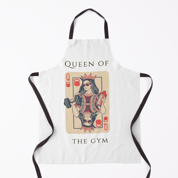Item preview, Queen of the Gym Gift Playing Card Retro Fitness designed and sold by TeeArtWorld.