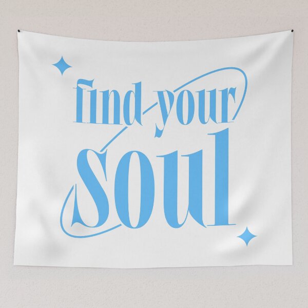 Item preview, find your soul sky blue - streetwear designed and sold by XIOMOS.