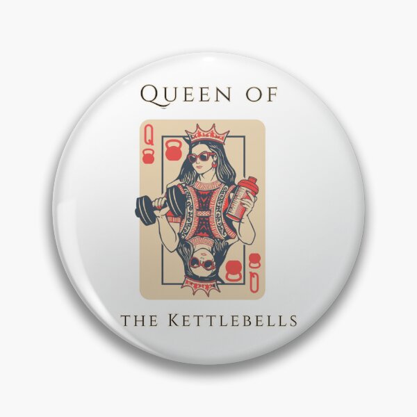 Item preview, Queen of the Kettlebells Gym Gift Retro Playing Card Fitness designed and sold by TeeArtWorld.