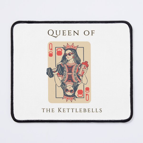 Item preview, Queen of the Kettlebells Gym Gift Retro Playing Card Fitness designed and sold by TeeArtWorld.