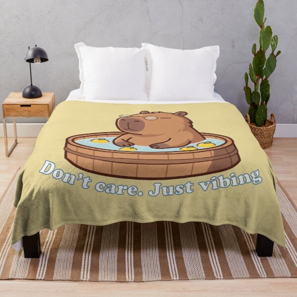 Item preview, Cute Capybara Chilling in Hot Spring Onsen Bath with Lemons designed and sold by Mochii-studio.