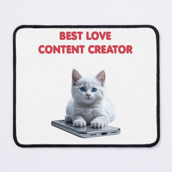 Item preview, Best Love Content Creator Cat designed and sold by Symphatee.