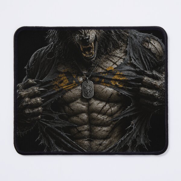 Item preview, Werewolf Ripped Shirt – Savage Alpha Wolf Transformation Design designed and sold by The Confluence.