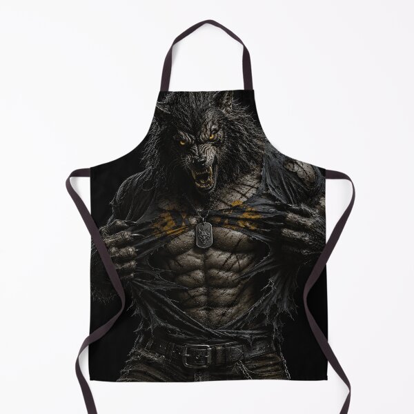 Item preview, Werewolf Ripped Shirt – Savage Alpha Wolf Transformation Design designed and sold by The Confluence.