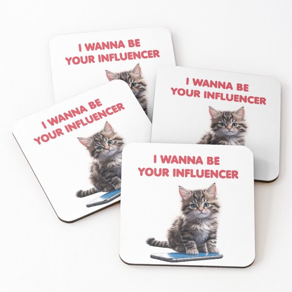 Item preview, I Wanna Be Your Influencer Cat designed and sold by Symphatee.