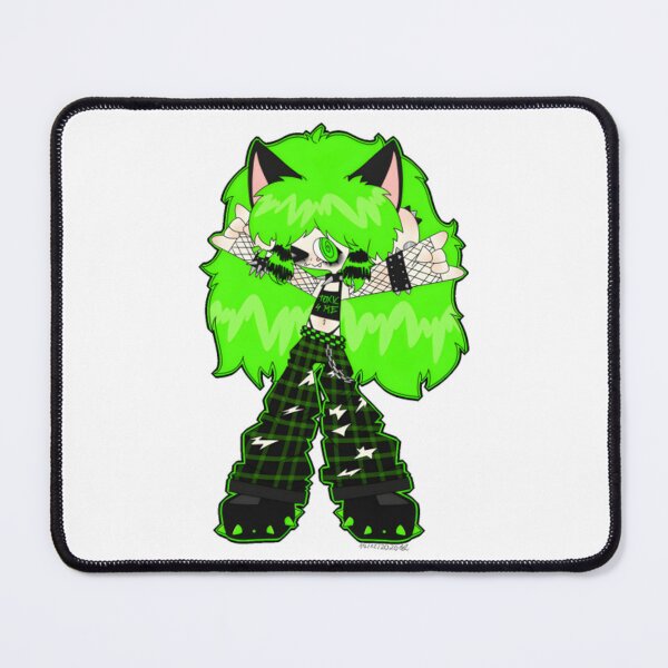 Item preview, Neon Punk Toxic Cat Girl designed and sold by QliumoPery.