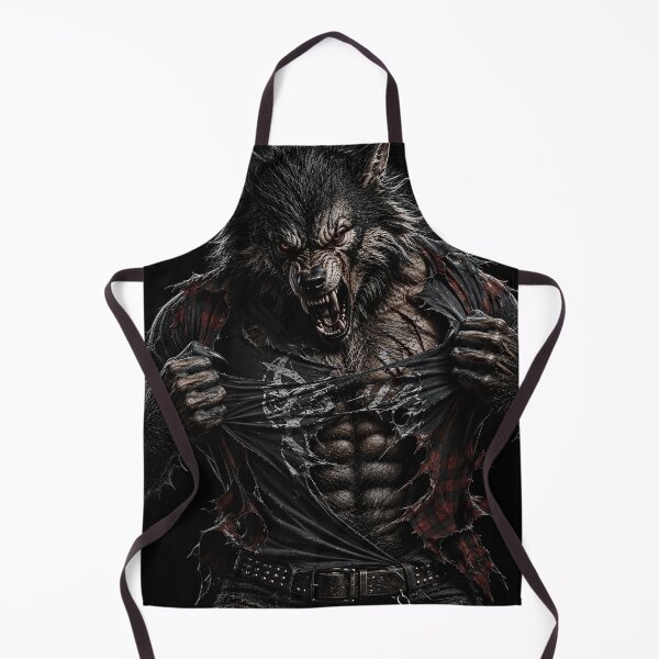 Item preview, Werewolf Ripped Shirt – Savage Punk Alpha Wolf Transformation Design designed and sold by The Confluence.