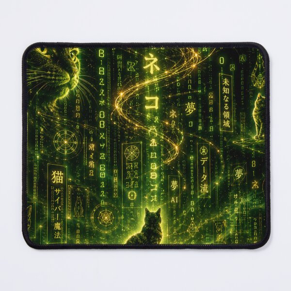 Item preview, Celestial Matrix Cat Hologram Dreamscape designed and sold by Mindworx21.